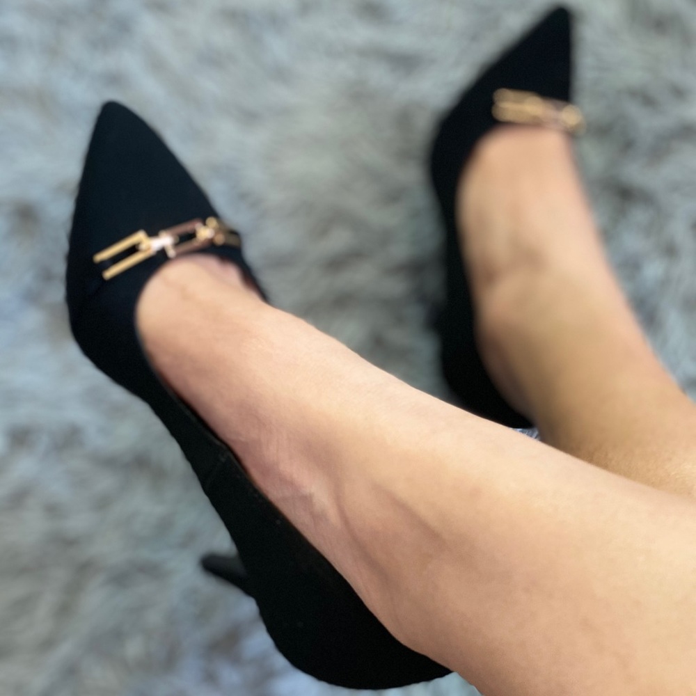 Black Suede Heels